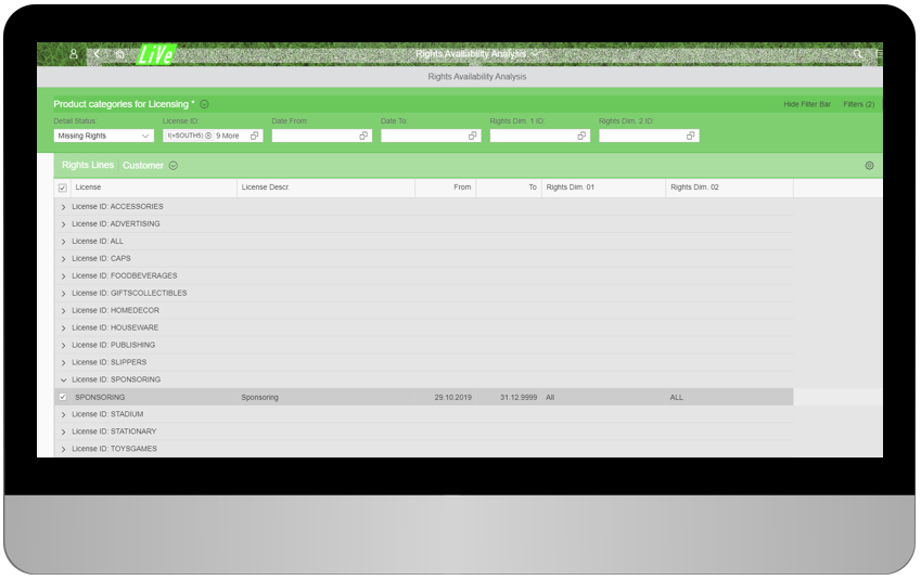 Sports Rights and License Management - LiVe - AScorpi GmbH